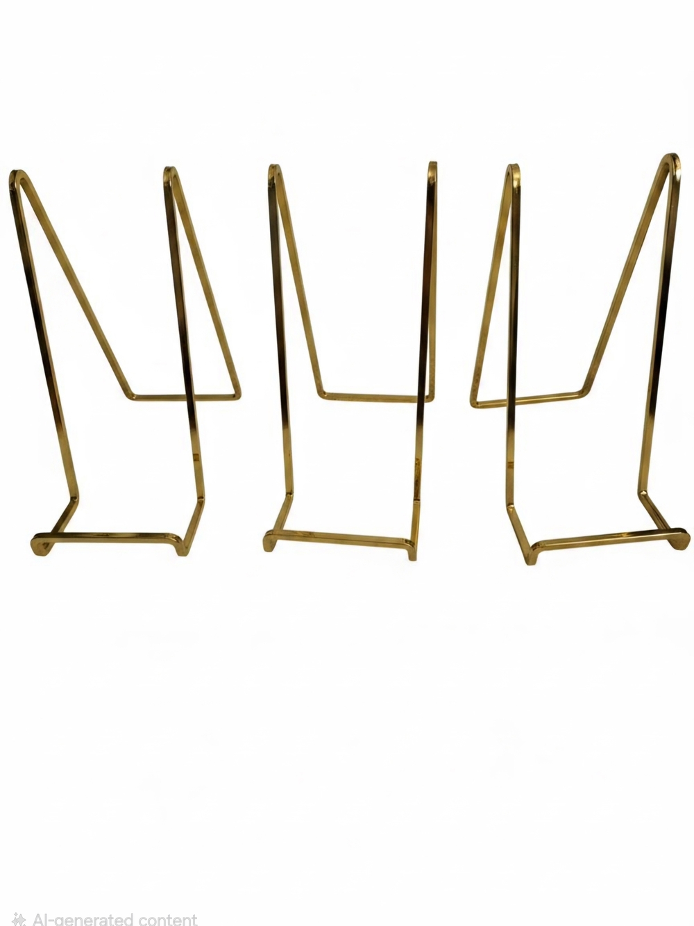 Gold Metal Plate/ Sign Stands - Picture 2 of 3